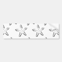 Starfish Stamp Bumper Stickers