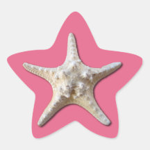 Starfish sticker pantone honeysuckle 2011