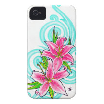 Stargazer Lilies IPhone Case iPhone 4 Cover