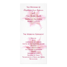 Stargazer Silhouette Wedding Program Personalised Invites