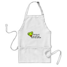 Staring At Me Will Not Cure Me Autism (Alien) Aprons