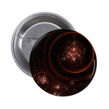 Starlight Abstract Art Button (round)