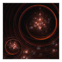 Starlight Abstract Art Custom Invites