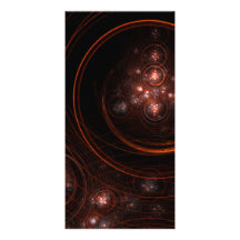 Starlight Abstract Art Photo Card