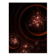 Starlight Abstract Art Postcard