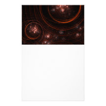 Starlight Abstract Art Stationery