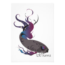 Starlight Pisces Invitations