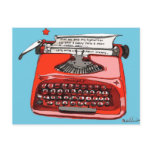 Starlight Starfire Typewriter Postcards