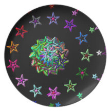 starry dinner plate