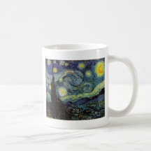 starry night,1889,Vincent van Gogh Coffee Mugs