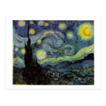 starry night,1889,Vincent van Gogh Postcards