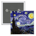 Starry Night Button