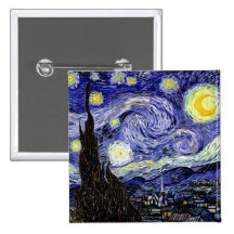 Starry Night Button