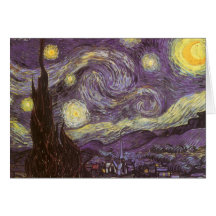 Starry Night by Vincent van Gogh Card