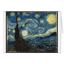 Starry Night by Vincent Van Gogh Card