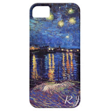 Starry night over the Rhone by Van Gogh iPhone 5 Case