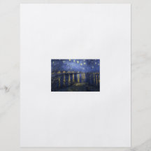 Starry Night Over the Rhone Flyer