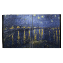 Starry Night Over the Rhone iPad Case