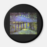 Starry Night over the Rhone Magnet