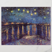 Starry Night Over the Rhone - Van Gogh Flyers