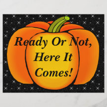 Starry Night Pumpkin Flyers