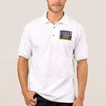 Starry Night - Two Vizslas Polo Shirt