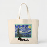 Starry Night ~ Vincent van Gogh ~ Fine Art Tote Bag