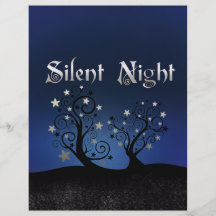 Starry Trees Silent Night Flyers