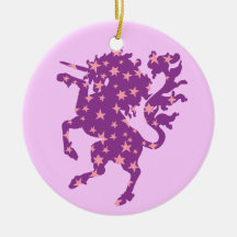 Starry Unicorn Ornaments