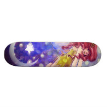 Stars and Moon Fairy Skateboard Decks
