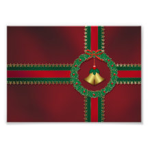 Stars and Stripes Christmas Photo Print