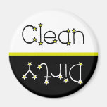 Stars Clean Dirty Dishwasher Magnet
