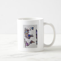 Stars world map taza