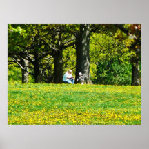 STARTING UNDER $20 -Father and Son Under the Trees Print