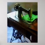 STARTING UNDER $20 Sewing Machine With Green Cloth Posters