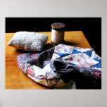 STARTING UNDER $20 - Thread, Pincushion and Cloth Poster
