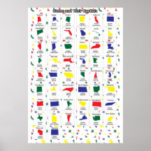 State Capitols Print