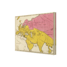 State of Nations at the Christian aera Canvas Print