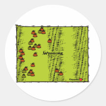 State of Wyoming Sticker