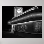 State Road 66 Diner Retro Poster