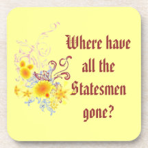 Statesmen Gone Cork Coaster