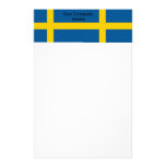 Stationery with Flag of Sweden