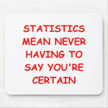 statistics mouse mats