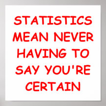 statistics posters