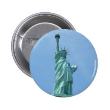 Statue of Liberty - Closeup Button