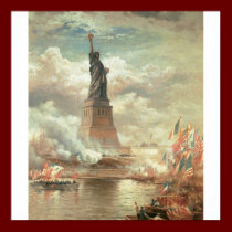 Statue of Liberty, New York circa 1800's posters