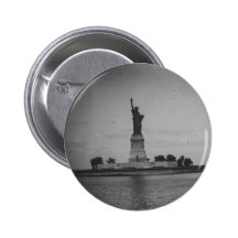 Statue of Liberty Pinback Buttons