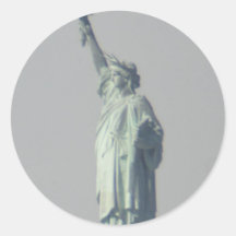 Statue of Liberty Round Sticker