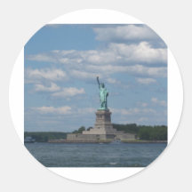 Statue of Liberty Round Sticker