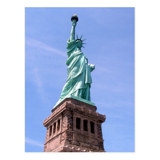 Statue of Liberty - Side View Postcard